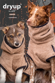 Dryup Cape -Tørre dragt til hunde Coffee (Badekåbe) 